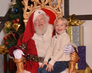 Santa and Liam - two real guys 